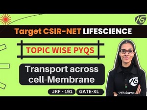 PYQs of Transport across Cell-Membrane | CSIR-NET LIFESCIENCE