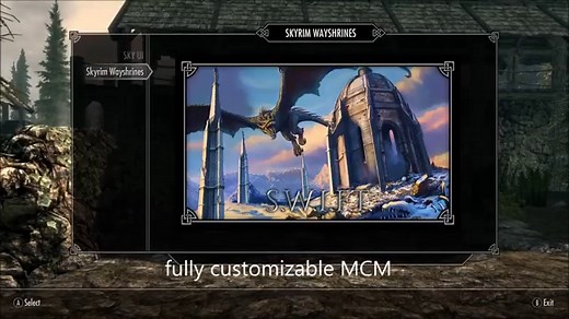 Skyrim Wayshrines - Immersive Fast Travel - SWIFT