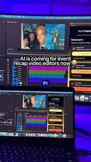 Using AI to edit EVENT recap videos 10X faster 🔥 #videography