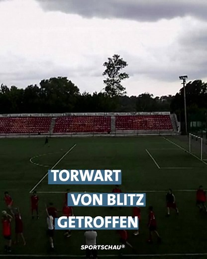 ⚡Wenn dich beim Schießen der Blitz trifft und du drei Wochen später wieder auf dem Platz stehst.😲 | Sportschau