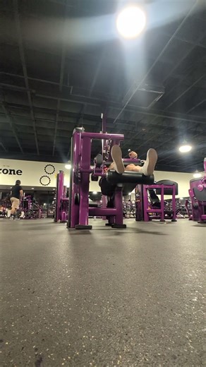 Machine Seated Hamstring Curls @ 110 lbs - set 2 of 2