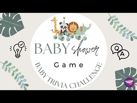 Fun Baby Shower Game: Baby Trivia Challenge!