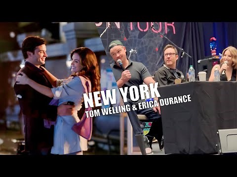 SMALLVILLE CLOIS | Tom Welling shares a story about him & Erica Durance in New York