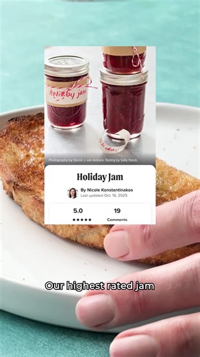 Our top-rated jam? Cranberry. Bright, tart, and super easy. Just sugar acid heat, and it gels beautifully—no boxed pectin required. #AmericasTestKitchen #FoodMedia #Cranberry #Jam