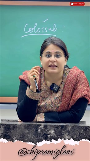 Colossal 😲 | Stop Saying ‘Very Big’! Use This Word Instead #competitiveexams #spokenenglish #vocabs