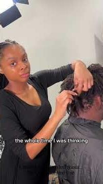 HE’S NEVER HAD A RETWIST…EVER #loctician #freeformlocs