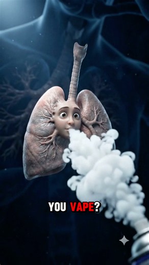 What Vaping REALLY Does to Your Lungs 😳🫁 #healthfacts