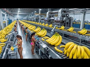 Behind the Banana Factory: Field to Sweet Desserts (Full Process)