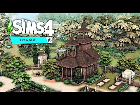 I Built the Official Cemetery Lot in The Sims 4 Life & Death Expansion Pack! 🪦 #thesims4