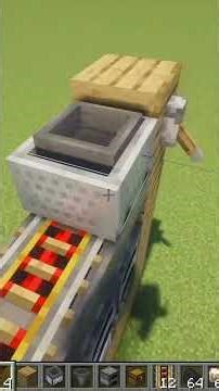 Super Easy 4 furnace super smelter for your survival world!! #minecraft #minecraftbuilding