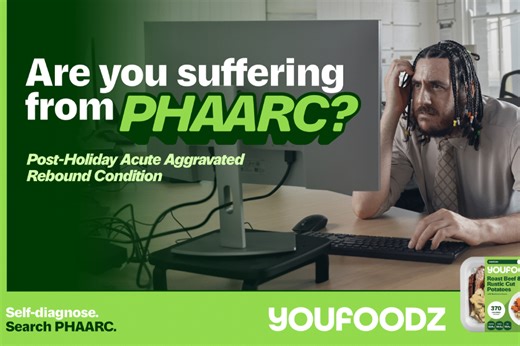'Phaarc' Back At Work? Youfoodz & Saatchi & Saatchi Have You Covered