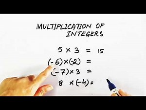 Multiplication of integers class 7 Maths ‪@litmaths‬