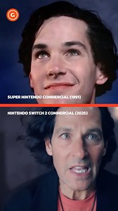 15M views · 271K reactions | Nintendo replicated Paul Rudd's 1991 SNES commercial for the Switch 2! | GameSpot | Facebook