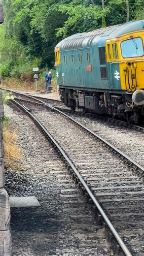 1.2K views · 1.9K reactions | Sulzer engine gently idling on a #class33 , waiting for the points to be changed. #33102 at Froghall station. #uktrainspotting #trains #diesellocomotive #britishrailways #railway #railways #trainspotting #railroad #heritagerailway | Adrian Watson | Facebook