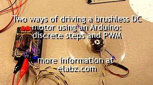 Driving BLDC (brushless DC) motors with Arduino - PWM or discrete steps