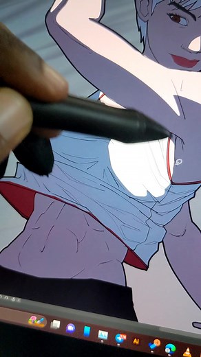 SLASH IT, Oc coloring process, #maherart #drawing #fyp #tutorial #coloring