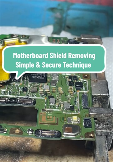 Motherboard Shield Removing – Simple & Secure Technique 🛠️#MSQuantumSolutions #TechShorts #fypシ゚viral🖤tiktok #fyp #pcbrepair