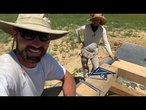 DRILLING accurate holes in a POST and BEAM heavy timber frame