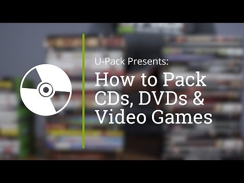 How to Pack CDs, DVDs, and Video Games