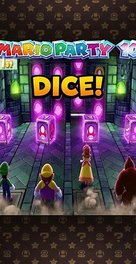 Dice 'n' Dash - Mario Party 10 Master Level #shorts #funnyminigames