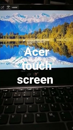 ACER TOUCH SCREEN LAPTOP EASY TO USE