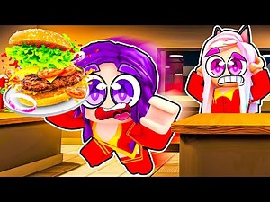 We ran a Burger Restuarant! 🍔 | Roblox: Burger Game
