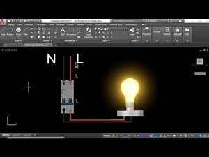 How to Create Electrical Circuit in AutoCAD | 3D Electrical Drawing Tutorial for Beginners