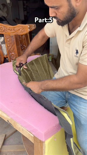 L Shape Corner Sofa Kaise Banaye? | Complete Making Process#shorts #shortvideo