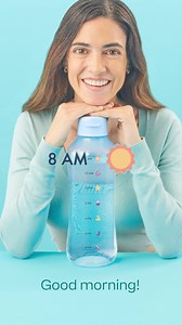 Stay hydrated all day with Eco AquaVibe™ 2L Bottle! 💧 Its vibrant time markers and colorful icons will keep you inspired to crush your hydration and health goals. Take a sip and feel the good vibes! 🌟 Reach out to your independent rep or visit tupperware.com or tupperware.ca to grab yours! #EmotionalSupportWaterBottle #TupperwareEco AquaVibe #HydrationGoal #SustainablePlastic🚰 | Tupperware U.S. & Canada