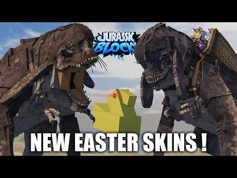 Jurassic Blocky EASTER UPDATE NEW D-Rex Skins !