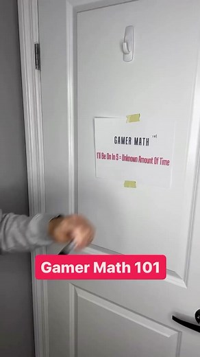 basic math to learn before becoming a gamer 📹 @teamflatout - #9gag #gaming #videogames #foryou