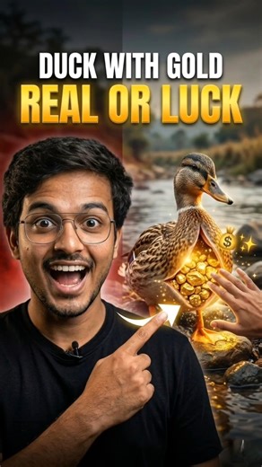 Duck Turned Into Gold! 💰
