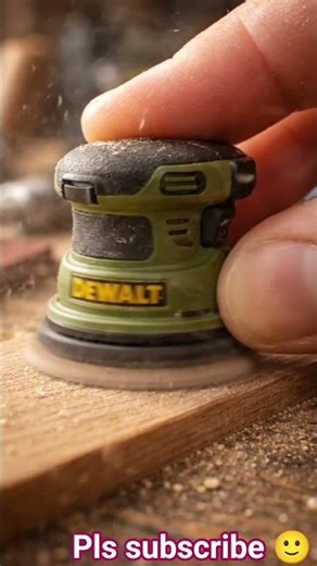 Tiny tool, massive precision 🔥Mini orbital sander in action perfect finish, perfect control.⚡