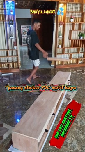 easy way to install stickers on hanging drawer shelves #diy #woodworking #ideas #fblifestyle | Banyu Langit