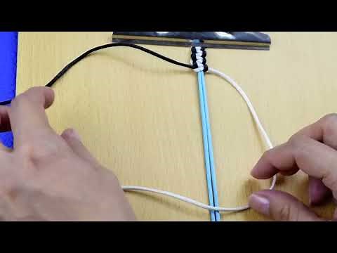 como hacer pulsera de hilo facil y rapida