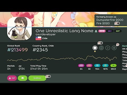 New osu! Profile Design