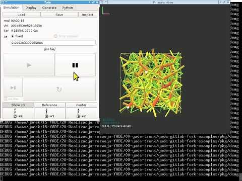 Yade 3d postprocessing example