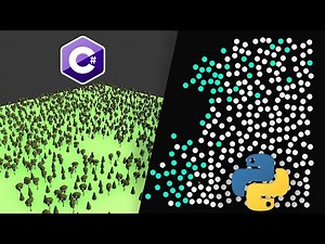 Poisson disk sampling (c# and python)