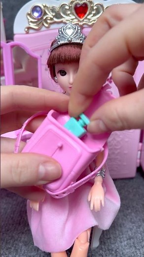 Barbie Dress Up 💖 All Pink Outfit #asmr #toys #shorts