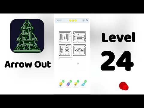 🎯 Arrow Out Level 24 Walkthrough | Relaxing Puzzle Game | SolutionGuruji