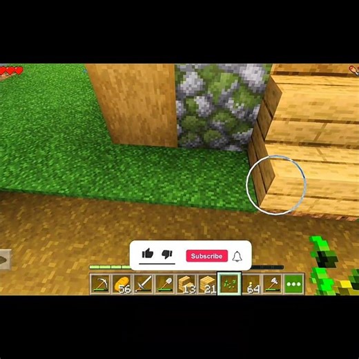 Minecraft hidden chest 📷🤫😁 #minecraft #shortvideo #youtubeshorts