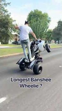Putting In WORK on the Banshee 😤🔥 #banshee #wheelie #2stroke