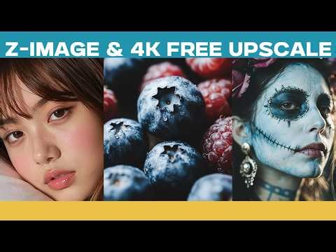 Z-Image Turbo Shockingly Realistic Offline AI + 4K Upscale workflow