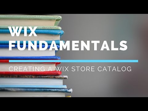 Creating a Wix Store Catalog