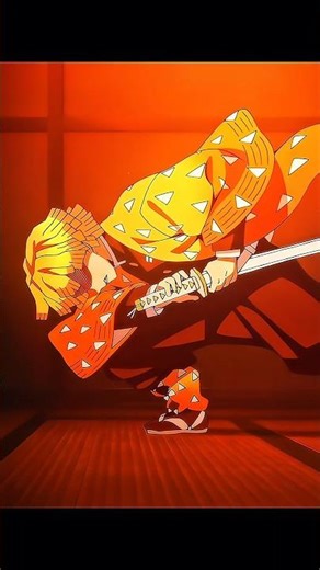 Awake: Crybaby 😭Asleep: Thunder God ⚡🔥Zenitsu hits different when he sleeps…