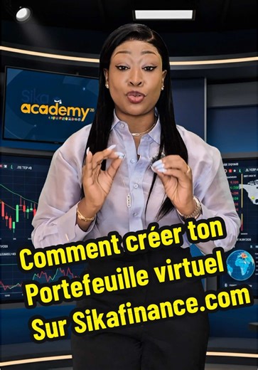 Dans cette vidéo, je t’explique en details comment créer ton portefeuille virtuel sur la plate-forme de Sika Finance pour t’entraîner avant le début des phases officielles du concours. #Étudiants #Finance #BRVM #pourtoi #tiktok225