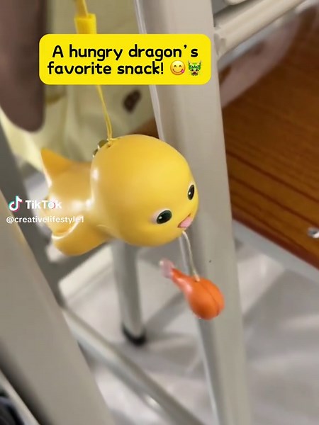 This isn’t just a toy—it’s a story waiting to happen! The Milkie Dragon Chicken Leg Toy is here to bring playful energy to any space. Pull the string and he’ll chomp down with determination (and a little goofiness). • Simple & Engaging: Great for kids and adults alike. • Durable Design: Built for endless snacking sessions. • Adorable Decor: A charming addition to any collection. Unleash the snacking dragon today! Pull, chomp, repeat! Link in bio to explore. Hashtags: #DragonFigure #AnimeToy #Cut