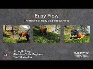 Slackline Workout - "Easy Allround Flow" - For Slackline-Beginners