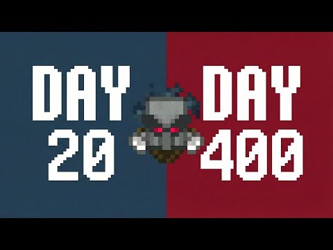 The difference between Day 20 and Day 400 Raids in the Villager Soldier 2 Version 3 addon.