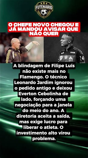 Flamengo define saída de Cebolinha: Jardim não quer mais ❌🔴